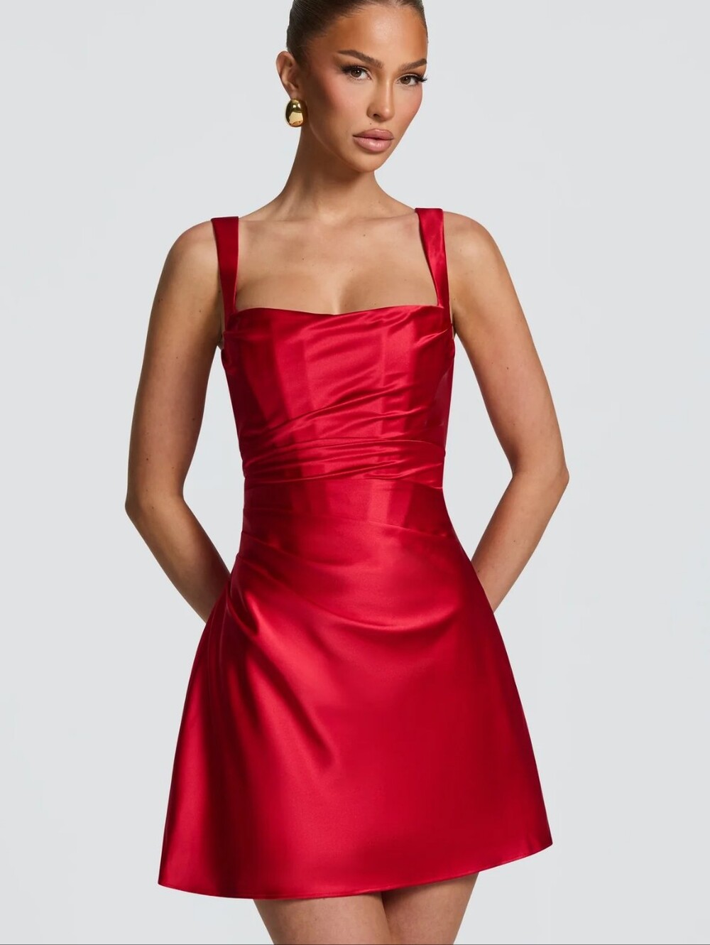 babyboo Minidress Calanthe - Red NWT $148 Small - Picture 14 of 14